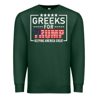 Sports Green greeks for trump conservative gift trump 2020 re election t shirt Premium Sweatshirt - linhVisuals