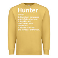 Antique Gold hunter definition personalized name funny birthday gift idea t shirt Premium Sweatshirt - linhVisuals