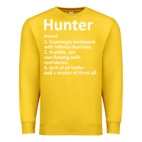Lemon hunter definition personalized name funny birthday gift idea t shirt Premium Sweatshirt - linhVisuals