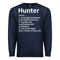 Navy hunter definition personalized name funny birthday gift idea t shirt Premium Sweatshirt - linhVisuals