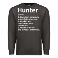Smoke hunter definition personalized name funny birthday gift idea t shirt Premium Sweatshirt - linhVisuals