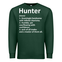 Sports Green hunter definition personalized name funny birthday gift idea t shirt Premium Sweatshirt - linhVisuals