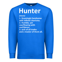 True Royal hunter definition personalized name funny birthday gift idea t shirt Premium Sweatshirt - linhVisuals