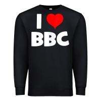 Black i love bbc tank top Premium Sweatshirt - linhVisuals