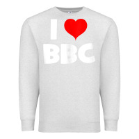 Oatmeal Heather i love bbc tank top Premium Sweatshirt - linhVisuals