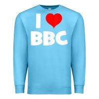 Ocean Blue i love bbc tank top Premium Sweatshirt - linhVisuals