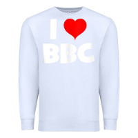 White i love bbc tank top Premium Sweatshirt - linhVisuals