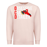 Pale Pink funny obessive car detailer for car detailing t shirt Premium Sweatshirt - linhVisuals