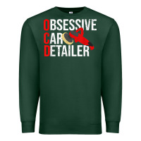 Sports Green funny obessive car detailer for car detailing t shirt Premium Sweatshirt - linhVisuals