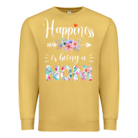Antique Gold happiness is being a noni ever women floral decor Premium Sweatshirt - linhVisuals