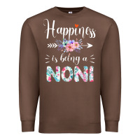 Chestnut happiness is being a noni ever women floral decor Premium Sweatshirt - linhVisuals