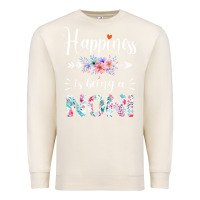 Sandshell happiness is being a noni ever women floral decor Premium Sweatshirt - linhVisuals