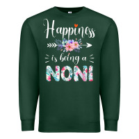 Sports Green happiness is being a noni ever women floral decor Premium Sweatshirt - linhVisuals