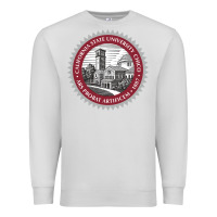 Dove Grey csu chico seal Premium Sweatshirt - linhVisuals