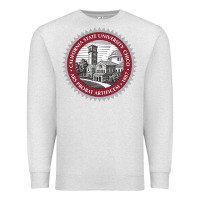 Oatmeal Heather csu chico seal Premium Sweatshirt - linhVisuals