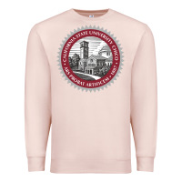 Pale Pink csu chico seal Premium Sweatshirt - linhVisuals