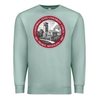 Seafoam csu chico seal Premium Sweatshirt - linhVisuals