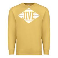 Antique Gold jive records Premium Sweatshirt - linhVisuals
