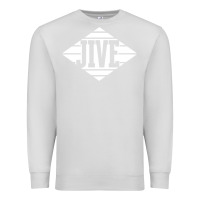 Dove Grey jive records Premium Sweatshirt - linhVisuals