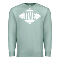 Seafoam jive records Premium Sweatshirt - linhVisuals