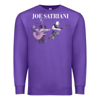 Purple joe satriani guitar Premium Sweatshirt - linhVisuals