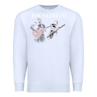 White joe satriani guitar Premium Sweatshirt - linhVisuals