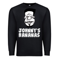 Black johnny's bananas Premium Sweatshirt - linhVisuals