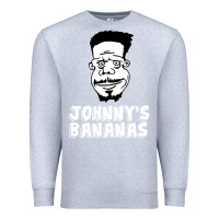 Heather Grey johnny's bananas Premium Sweatshirt - linhVisuals
