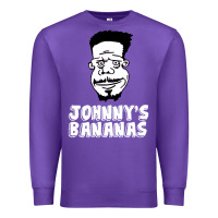 Purple johnny's bananas Premium Sweatshirt - linhVisuals