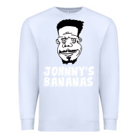 White johnny's bananas Premium Sweatshirt - linhVisuals