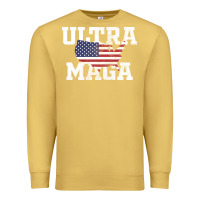 Antique Gold ULTRA MAGA Premium Sweatshirt - linhVisuals