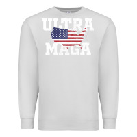 Dove Grey ULTRA MAGA Premium Sweatshirt - linhVisuals
