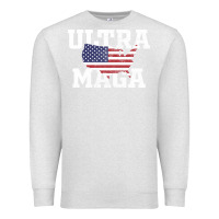 Oatmeal Heather ULTRA MAGA Premium Sweatshirt - linhVisuals