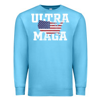 Ocean Blue ULTRA MAGA Premium Sweatshirt - linhVisuals