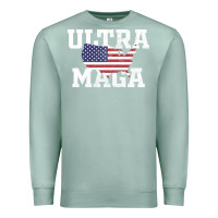 Seafoam ULTRA MAGA Premium Sweatshirt - linhVisuals