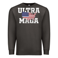 Smoke ULTRA MAGA Premium Sweatshirt - linhVisuals