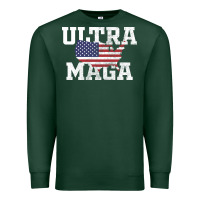 Sports Green ULTRA MAGA Premium Sweatshirt - linhVisuals