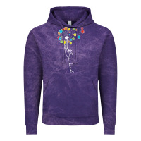 Cloud Purple Dandelion Autism Puzzle Be Kind Vintage Hoodie - CowhideDigitalArt