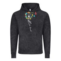 Vintage Black Dandelion Autism Puzzle Be Kind Vintage Hoodie - CowhideDigitalArt