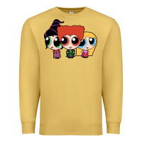 Antique Gold power puff girls Premium Sweatshirt - linhVisuals