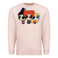 Pale Pink power puff girls Premium Sweatshirt - linhVisuals