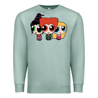 Seafoam power puff girls Premium Sweatshirt - linhVisuals