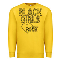 Lemon black girls rock Premium Sweatshirt - linhVisuals
