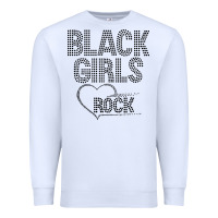 White black girls rock Premium Sweatshirt - linhVisuals