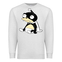 Oatmeal Heather nibbler  futurama Premium Sweatshirt - linhVisuals