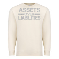 Sandshell assets over liabilities mens t shirt Premium Sweatshirt - linhVisuals