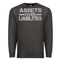 Smoke assets over liabilities mens t shirt Premium Sweatshirt - linhVisuals