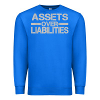 True Royal assets over liabilities mens t shirt Premium Sweatshirt - linhVisuals