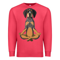 Cardinal yoga fitness bluetick coonhound dog 363 bodybuilding Premium Sweatshirt - linhVisuals