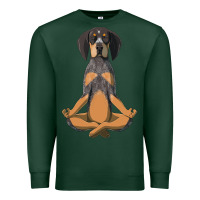Sports Green yoga fitness bluetick coonhound dog 363 bodybuilding Premium Sweatshirt - linhVisuals